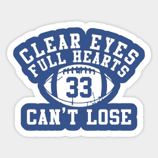 Clear Eyes, Full Hearts, Can't Lose Sticker